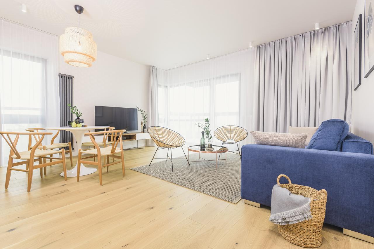 Novis Apartments Panorama View วอร์ซอ ภายนอก รูปภาพ